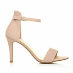 2026 New Women Sexy Pumps Sandals Summer 9cm Thin Heel Open Toe Ankle Strap High Heels Ladies Stilettos Party Red Wedding Shoes
