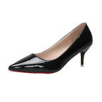 Sexy Red Bottom Women High Heels Classic Ladies Pumps Autumn Leather Dress Heel Shoes for Women Banquet Wedding High Heels